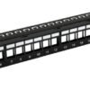 Nestron NRPP-KEY-124U-H – 19" keystone patch panel