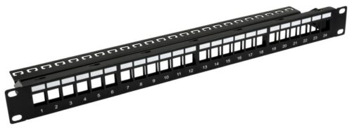Nestron NRPP-KEY-124U-H – 19" keystone patch panel