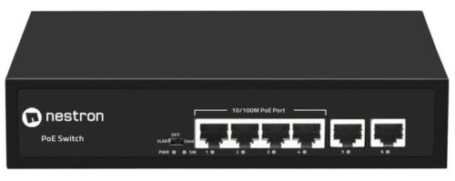 nsp-104f02f-65m-67dabfaf7a0bb.jpg Nestron NSP-104F02F-65M – 6 portos 10/100 PoE switch (65 W)