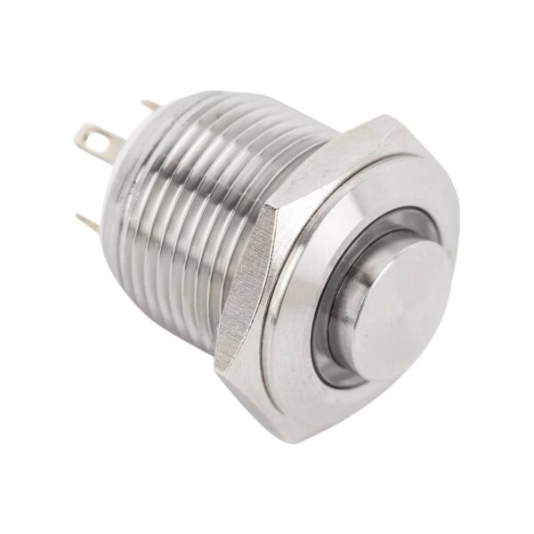 Kimagasló felületű nyomógomb(IP65) 19mm-es furathoz-NO piros-zöld LED gyűrűvel