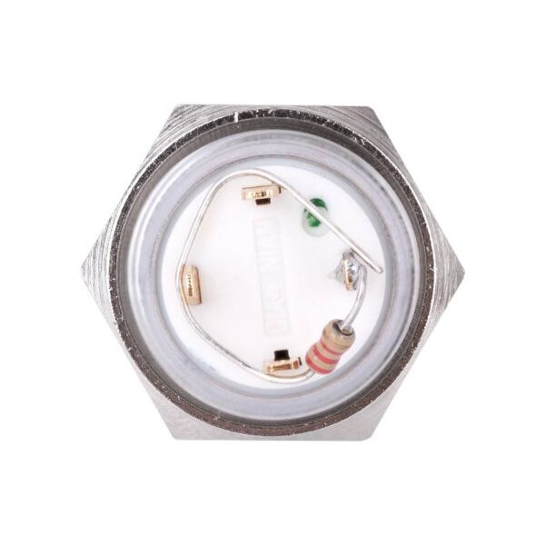 pb-16-no_4_1.jpg Kimagasló felületű nyomógomb(IP65) 16mm-es furathoz-NO piros-zöld LED gyűrűvel