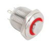 pb-16-no_led_-rd_1_1.jpg Kimagasló felületű nyomógomb(IP65) 16mm-es furathoz-NO piros-zöld LED gyűrűvel