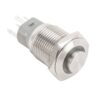 Kimagasló felületű nyomógomb(IP65) 16mm-es furathoz NO/NC piros-zöld LED gyűrűvel