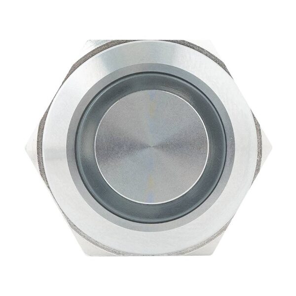 Kimagasló felületű nyomógomb(IP65) 19mm-es furathoz-NO/NC piros-zöld-kék LED gyűrűvel