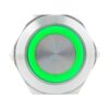 Kimagasló felületű nyomógomb(IP65) 19mm-es furathoz-NO/NC piros-zöld-kék LED gyűrűvel