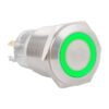 Kimagasló felületű nyomógomb(IP65) 19mm-es furathoz-NO/NC piros-zöld-kék LED gyűrűvel