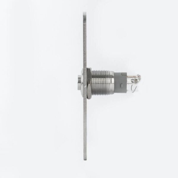 pbk-16-nonc-rdgn-b_6_1.jpg Kimagasló felületű Ø16 mm-es nyomógomb(IP65) 28 mm széles pajzzsal-NO/NC - piros-zöld LED