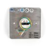 pbk-810c_3.jpg Mikrokapcsolós nyomógomb 86 x 86 mm-es INOX pajzzsal - NO/NC