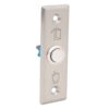 Kimagasló felületű nyomógomb 92 x 29 mm-es INOX pajzzsal - NO