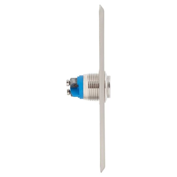 Kimagasló felületű nyomógomb 92 x 29 mm-es INOX pajzzsal - NO