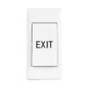Műanyagházas mikrokapcsolós nyomógomb "EXIT" felirattal  86 x 43 - NO/NC