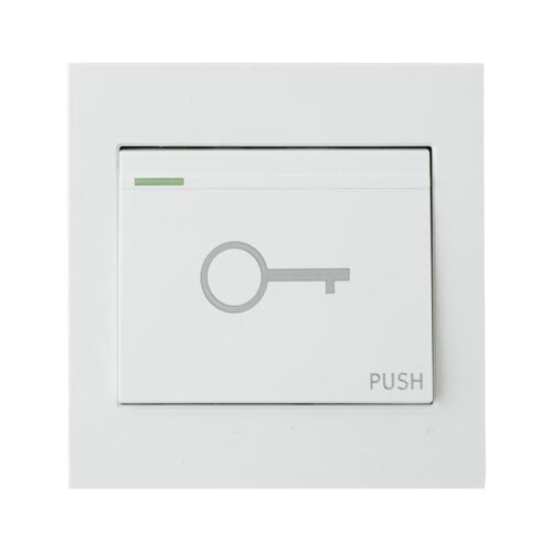 pbk-815_front.jpg ZZZ-PBK-815 - OUTLET: Műanyag süllyesztve szerelhető nyomógomb NO-COM 86x86, szögletes