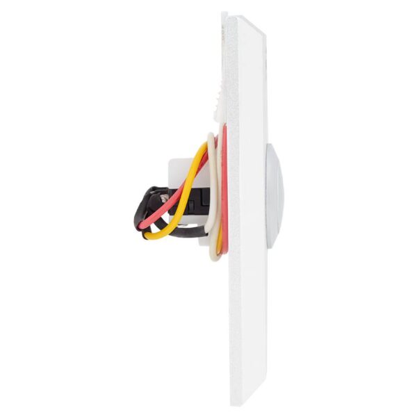 Mikrokapcsolós nyomógomb 86 x 50 mm-es tömör alumínium pajzzsal