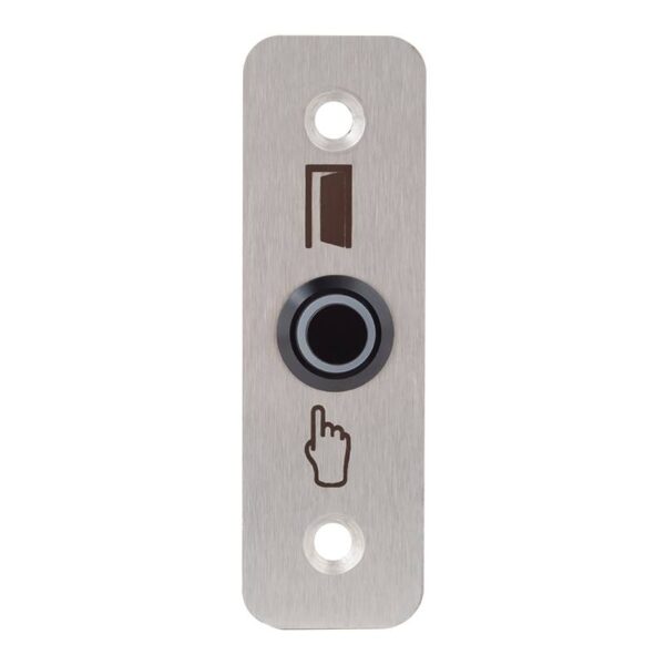 Kimagasló felületű Ø16 mm-es nyomógomb(IP65) fekete házban 28 mm széles pajzzsal-NO - piros-zöld LED