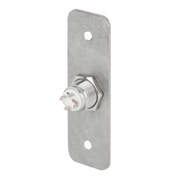 pbk-a-16-no_led__3_1.jpg Kimagasló felületű Ø16 mm-es nyomógomb(IP65) 28 mm széles pajzzsal-NO - piros-zöld LED
