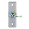 Kimagasló felületű Ø16 mm-es nyomógomb 91 x 28 mm-es INOX pajzzsal - NO/NC