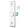 Kimagasló felületű Ø16 mm-es nyomógomb 91 x 28 mm-es INOX pajzzsal - NO/NC