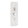 Kimagasló felületű Ø16 mm-es nyomógomb(IP65) 35 mm széles pajzzsal-NO - piros-zöld LED