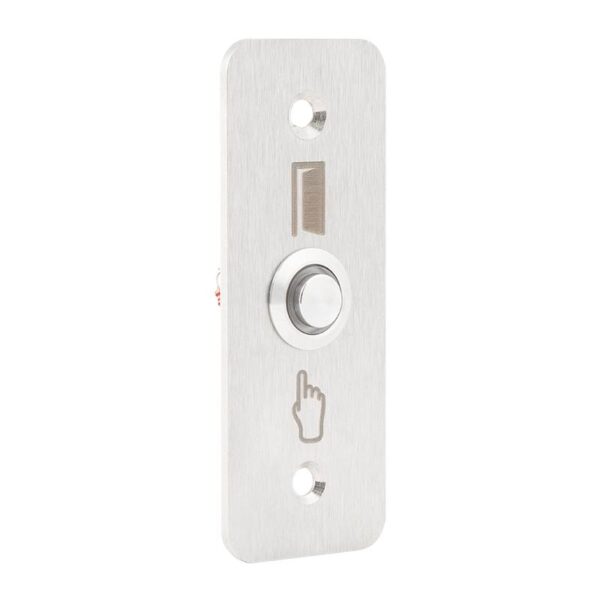 Kimagasló felületű Ø16 mm-es nyomógomb(IP65) 35 mm széles pajzzsal-NO - piros-zöld LED