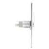 pbk-b-16-nonc_led_-rdgn_side.jpg Kimagasló felületű Ø16 mm-es nyomógomb(IP65) 35 mm széles pajzzsal-NO/NC - piros-zöld LED
