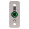 pbk-b-19-no-bk_led_-rdgn_frontled_gn.jpg Kimagasló felületű Ø19 mm-es nyomógomb(IP65) fekete házban 35 mm széles pajzzsal-NO - piros-zöld LED