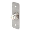 pbk-b-19-no_led_-rdgn_3.jpg Kimagasló felületű Ø19 mm-es nyomógomb(IP65) 35 mm széles pajzzsal-NO - piros-zöld LED