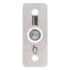 pbk-b-19-nonc_led_-rdgn_front.jpg Kimagasló felületű Ø19 mm-es nyomógomb(IP65) 35 mm széles pajzzsal-NO/NC - piros-zöld LED