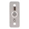 pbk-b-19l-nonc-rdgn_front.jpg Kimagasló felületű Ø19 mm-es bistabil nyomógomb(IP65) 35 mm széles pajzzsal-NO/NC piros-zöld LED