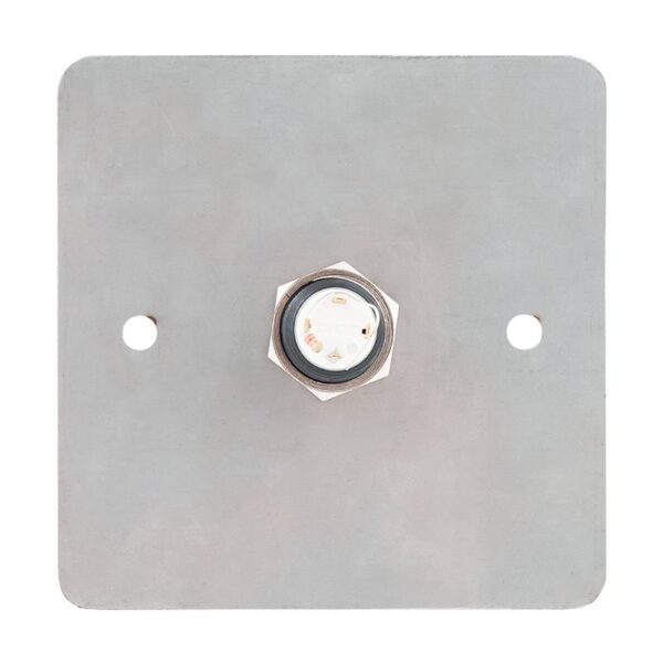 pbk-c-16-no-bk_led_-rdgn_back.jpg Kimagasló felületű Ø16 mm-es nyomógomb(IP65) fekete házban 86 mm széles pajzzsal-NO - piros-zöld LED