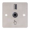 pbk-c-16-no-bk_led_-rdgn_front.jpg Kimagasló felületű Ø16 mm-es nyomógomb(IP65) fekete házban 86 mm széles pajzzsal-NO - piros-zöld LED