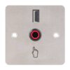 pbk-c-16-no-bk_led_-rdgn_frontled_rd.jpg Kimagasló felületű Ø16 mm-es nyomógomb(IP65) fekete házban 86 mm széles pajzzsal-NO - piros-zöld LED