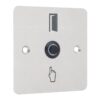 pbk-c-16-no-bk_led_-rdgn_isoright.jpg Kimagasló felületű Ø16 mm-es nyomógomb(IP65) fekete házban 86 mm széles pajzzsal-NO - piros-zöld LED