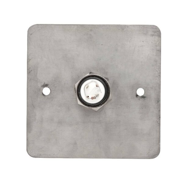 pbk-c-19-no-bk_led_-rdgn_3_1.jpg Kimagasló felületű Ø19 mm-es nyomógomb(IP65) fekete házban 86 mm széles pajzzsal-NO - piros-zöld LED