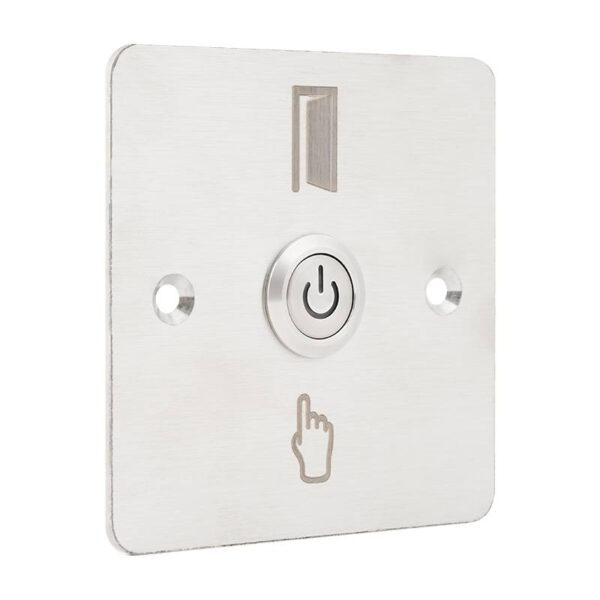 pbk-c-19l-nonc-rdgn_isoright.jpg Kimagasló felületű Ø19 mm-es bistabil nyomógomb(IP65) 86 mm széles pajzzsal-NO/NC piros-zöld LED