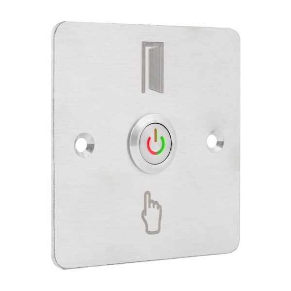 pbk-c-19l-nonc-rdgn_isorightjav2.jpg Kimagasló felületű Ø19 mm-es bistabil nyomógomb(IP65) 86 mm széles pajzzsal-NO/NC piros-zöld LED
