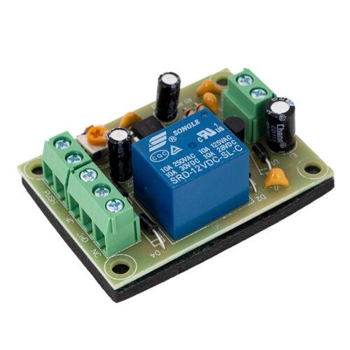 Időzítő relémodul 12V DC vezérléssel, 0-30 mp időzítéssel