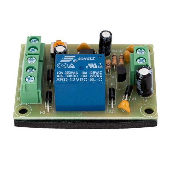 Időzítő relémodul 12V DC vezérléssel, 0-30 mp időzítéssel