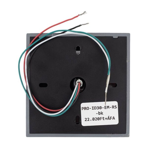pro-id30-em-rs-bk_back.jpg OUTLET: Cseppálló (IP65) RS-485 tasztatúrás segédolvasó - EM - fekete