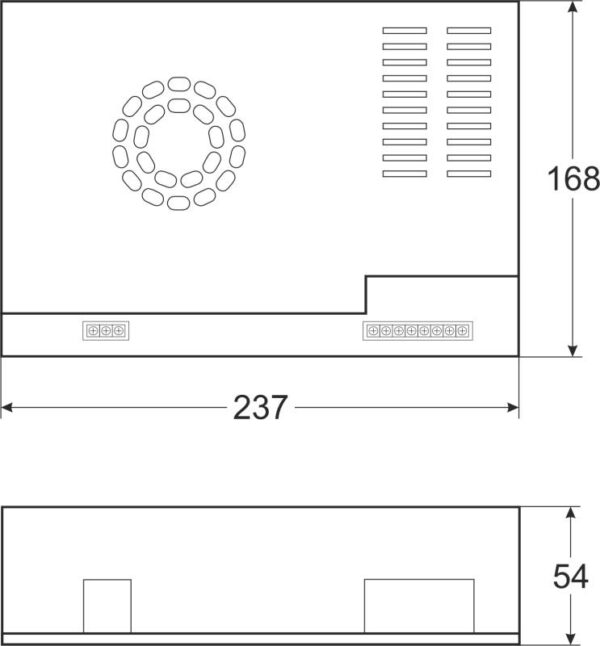 Pulsar PSB-12V20A – 13,8V/20A tokozott kapcsolóüzemű szünetmentesíthető tápegység