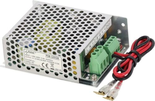 Pulsar PSB-12V2A – 13,8V/2,5A tokozott kapcsolóüzemű szünetmentesíthető tápegység