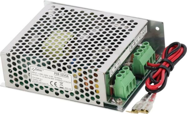 Pulsar PSB-12V5A – 13,8V/5,5A tokozott kapcsolóüzemű szünetmentesíthető tápegység