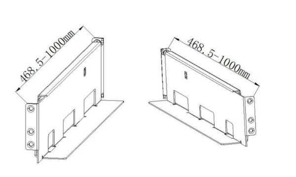 Hikvision R Series UPS Rack Slide 4-post – UPS rack sín R szériához