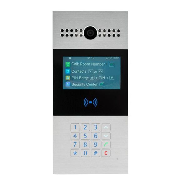 IP kaputelefon kültéri egység Cseppálló (IP65)