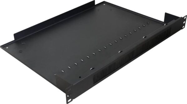 Pulsar RAPS-1P – 19" fésűs kábel átvezető panel polccal