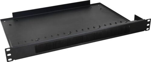 Pulsar RAPS-1P – 19" fésűs kábel átvezető panel polccal