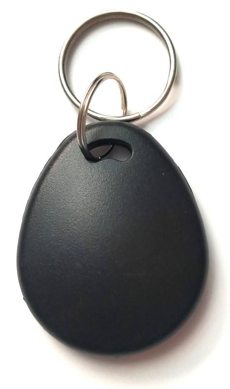 Nestron RFID-KFDEV34K-FEKETE – Beléptető kulcstartó tag