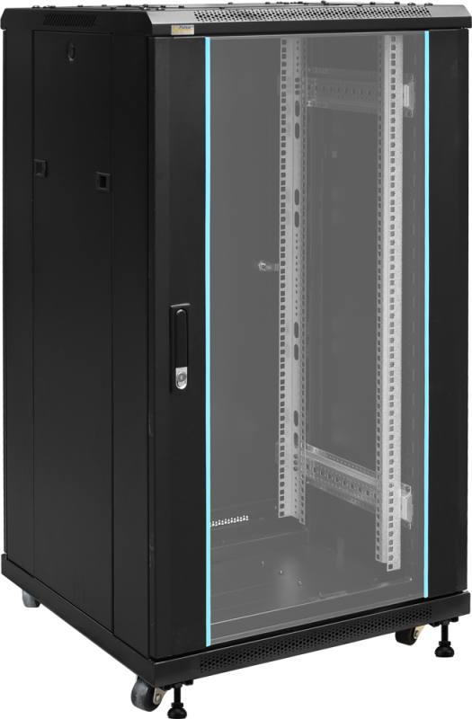 Pulsar RS2266 – 19" 22U 600x600 álló rack szekrény