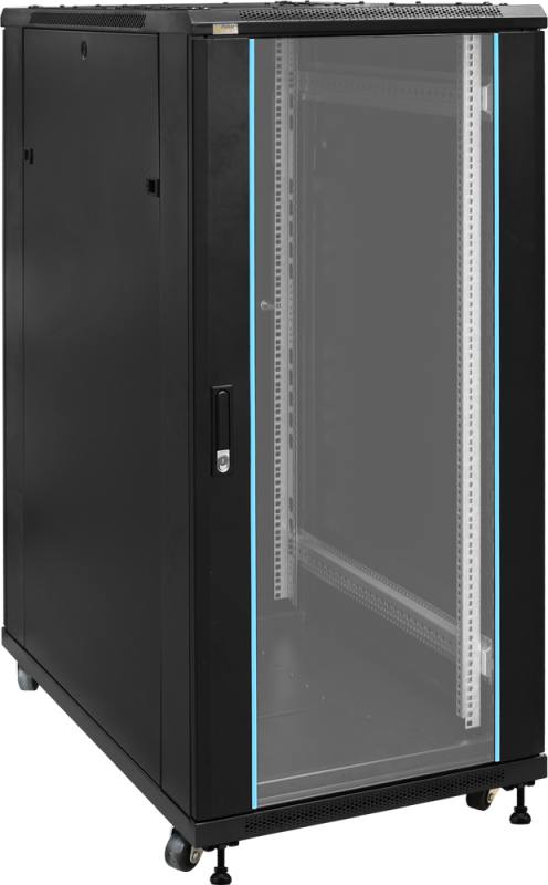 Pulsar RS2761 – 19" 27U 600x1000 álló rack szekrény