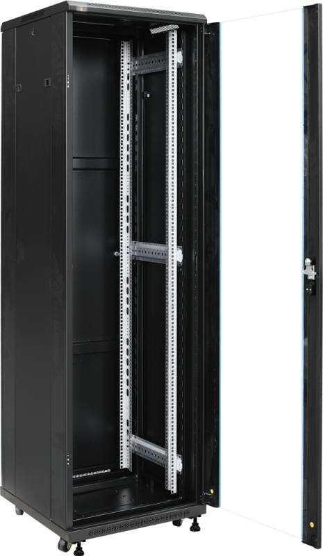 Pulsar RS4266 – 19" 42U 600x600 álló rack szekrény