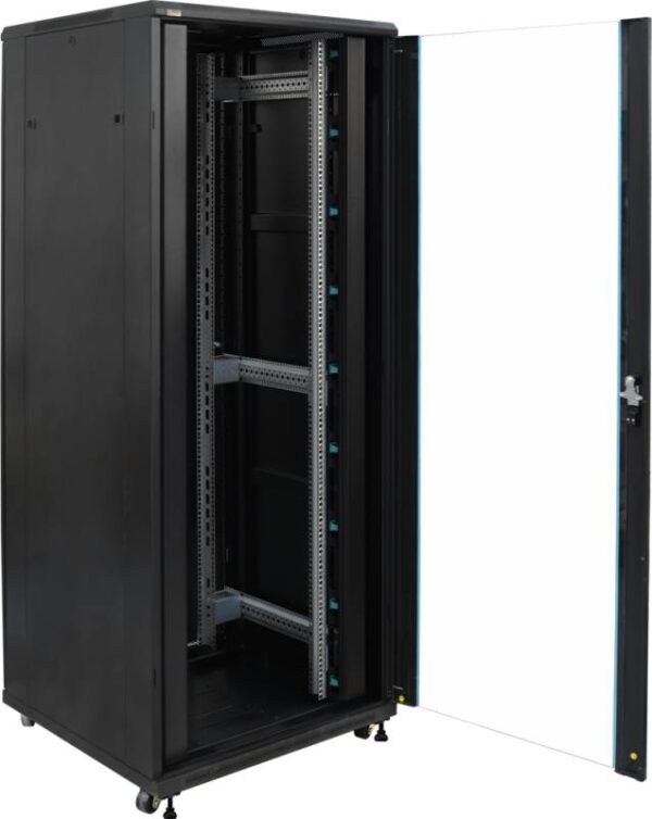 Pulsar RS4288 – 19" 42U 800x800 álló rack szekrény